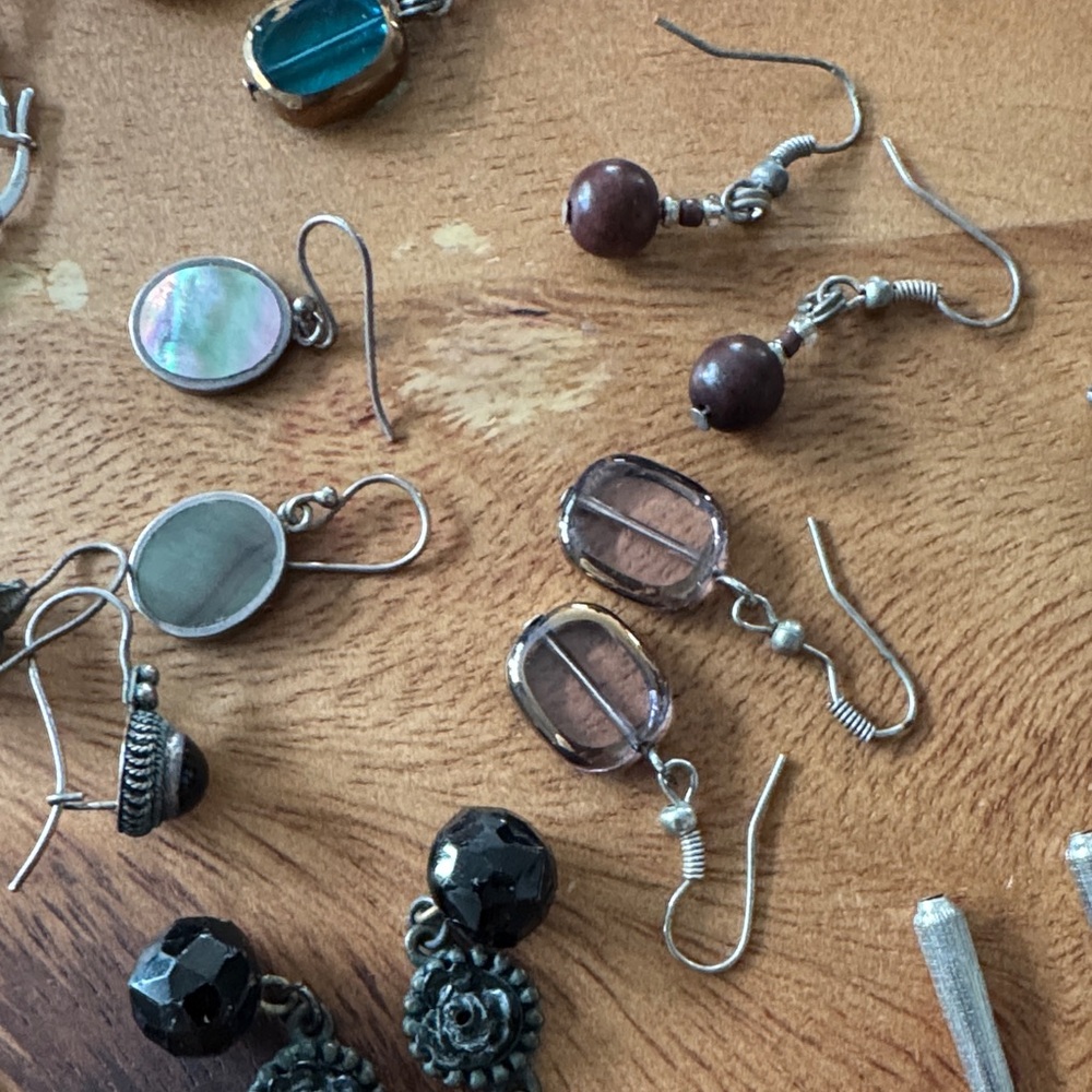 Vintage Gold and Silver Earring Set